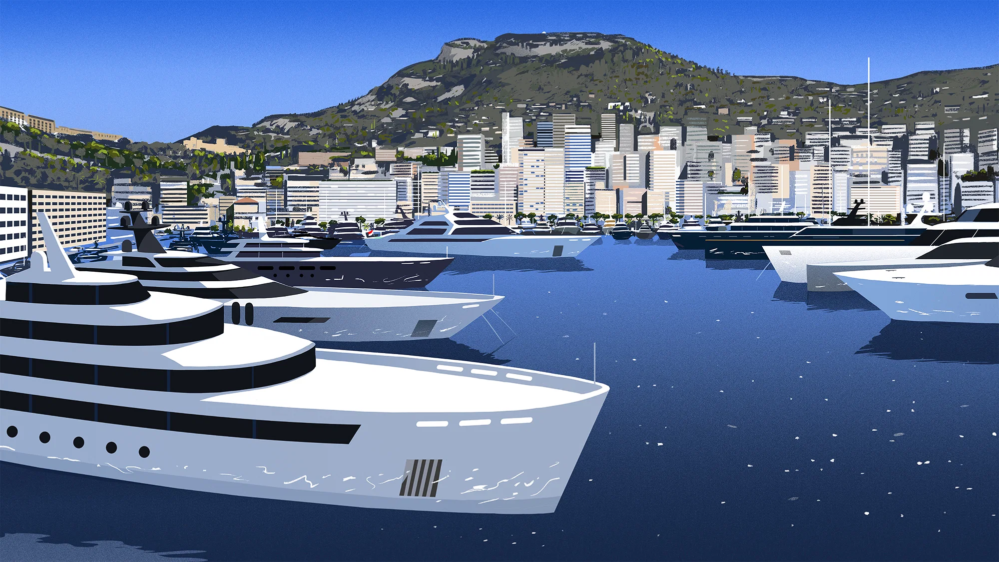 Superyacht in Monaco