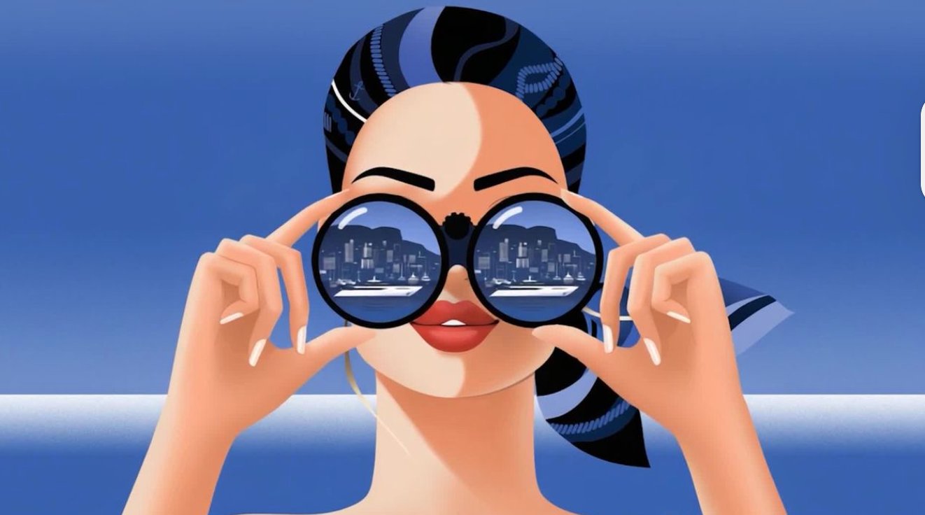 Jason Brooks — Monaco Yacht Show reflected in sunglasses · Tribute to Yachting